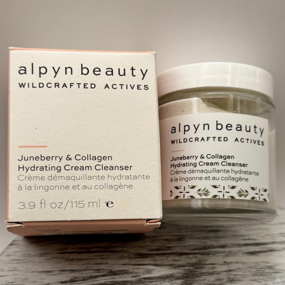 Alpyn Beauty Juneberry & Collagen Hydrating Cream Cleanser 3.9 oz/115 ml BNIB